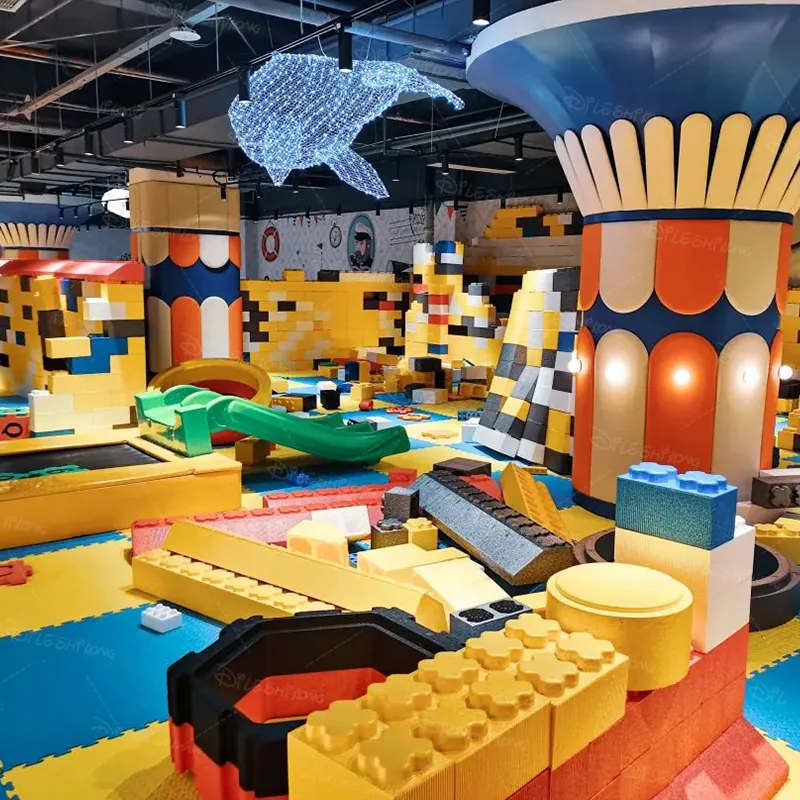 Indoor Children's Playground Software Game Area - EPP Building Blocks