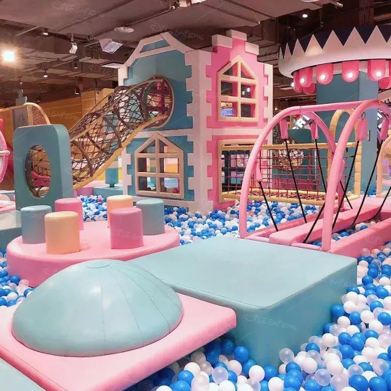 Indoor Naughty Castle Children's Playground - Brave Challenge, Challenge with Soft Play Equipment