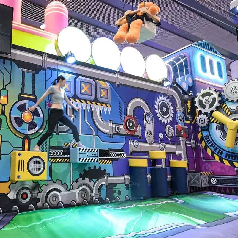 Wall Challenge Game Indoor Children's Playground - Mario Challenge