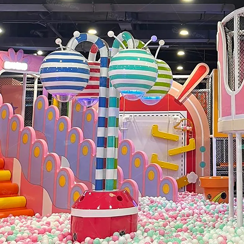 Indoor Naughty Castle Children's Playground, Spray Ball Machine, Electric Toy Equipment for Playing with Ocean Ball Pool