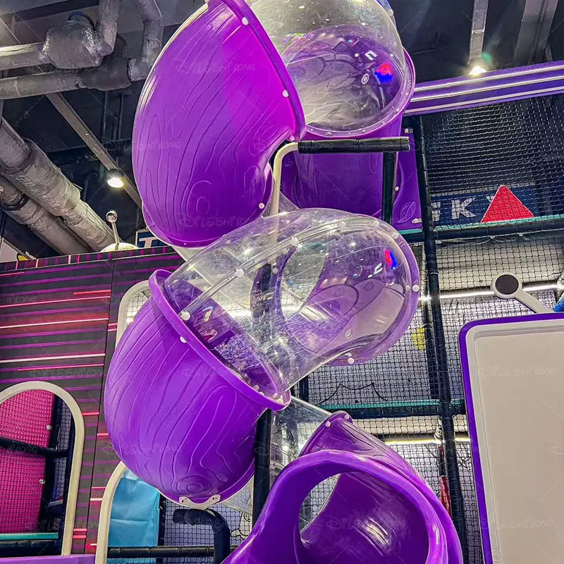 Indoor children's playground, children's slide equipment, spiral slide, customized large slide, slide ball pool