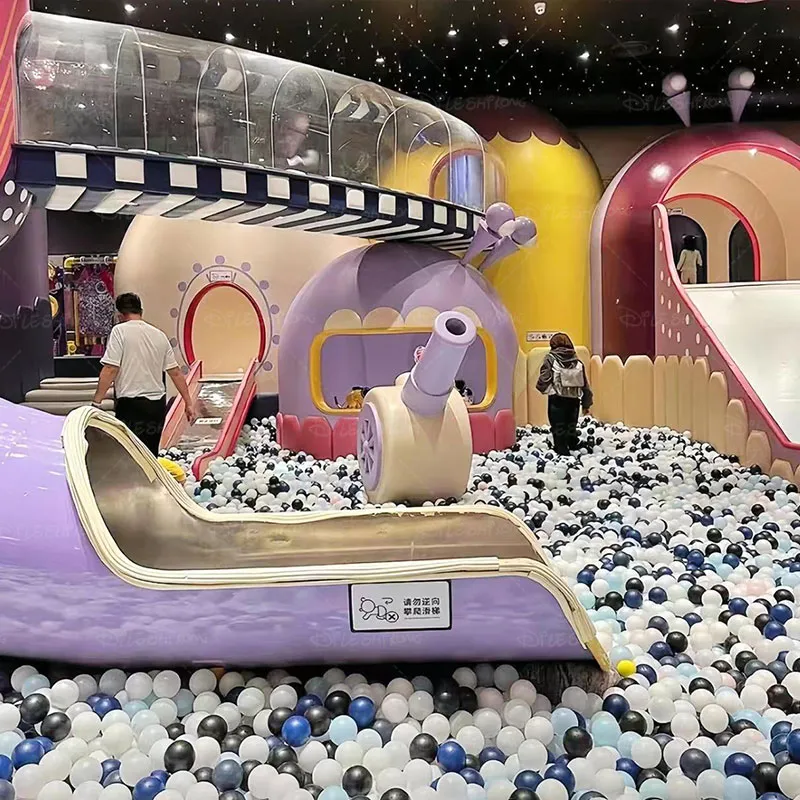 Hermes level indoor children's playground, starry sky top, high-end customized amusement park