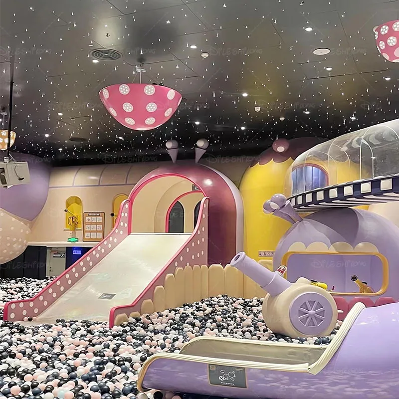 Hermes level indoor children's playground, starry sky top, high-end customized amusement park