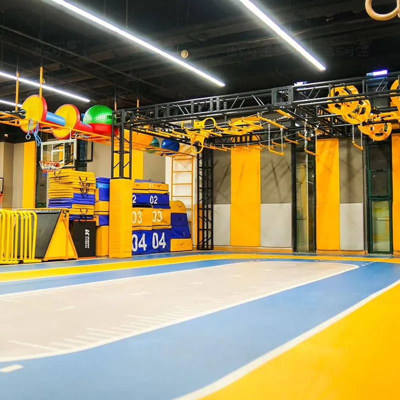 Indoor Parent Child Playground Challenge Adventure Playground - Ninja Track