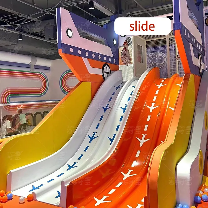 Indoor parent-child playground slides, plastic slides, fiberglass slides, flowing light slides, stainless steel slides