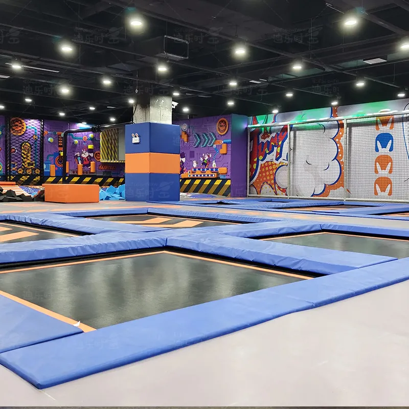 Indoor playground trampoline for children to play with