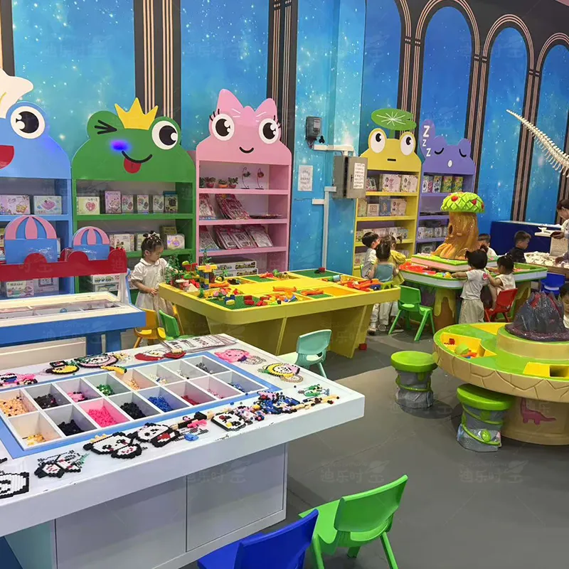 Indoor amusement park children's puzzle handmade board game, building blocks, clay, colored sand toys