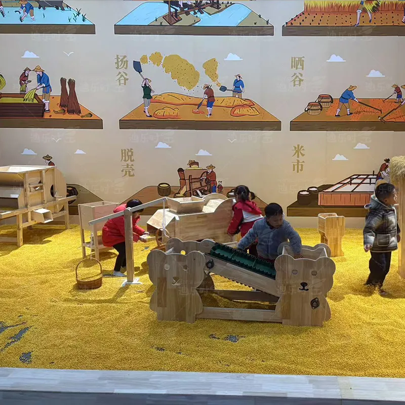 Indoor Children's Threshing Ground: A Simulated Farming Amusement