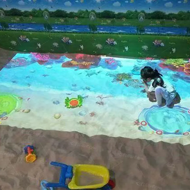 Projection sand pool