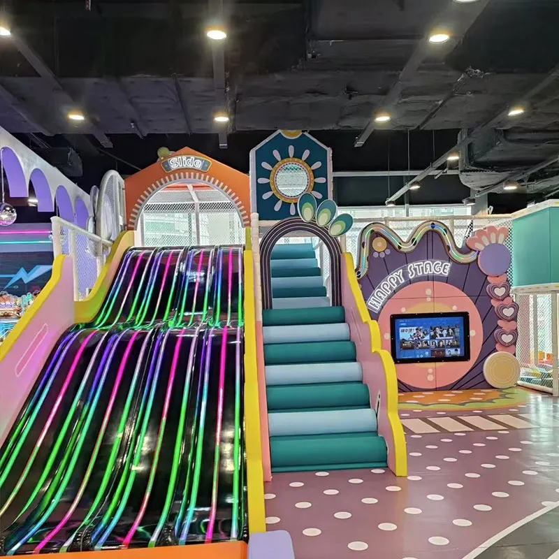 Flowing light slide