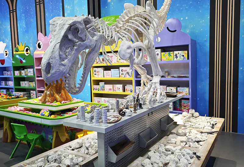 Dinosaur archaeological table