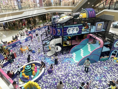Opening a children's amusement park in a shopping mall atrium has the following major advantages, as summarized by Dile Time Space Children's Amusement Park: