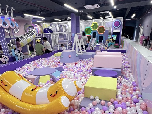 The most popular children's playground for children: macaron children's playground